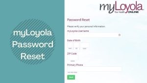 myLoyola-Password-Reset