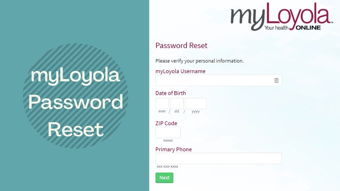 myLoyola-Password-Reset